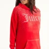 Juicy Couture Oversized Big Bling-Hettegenser Med Rhinestones>Kvinner Hettegensere Og Jakker