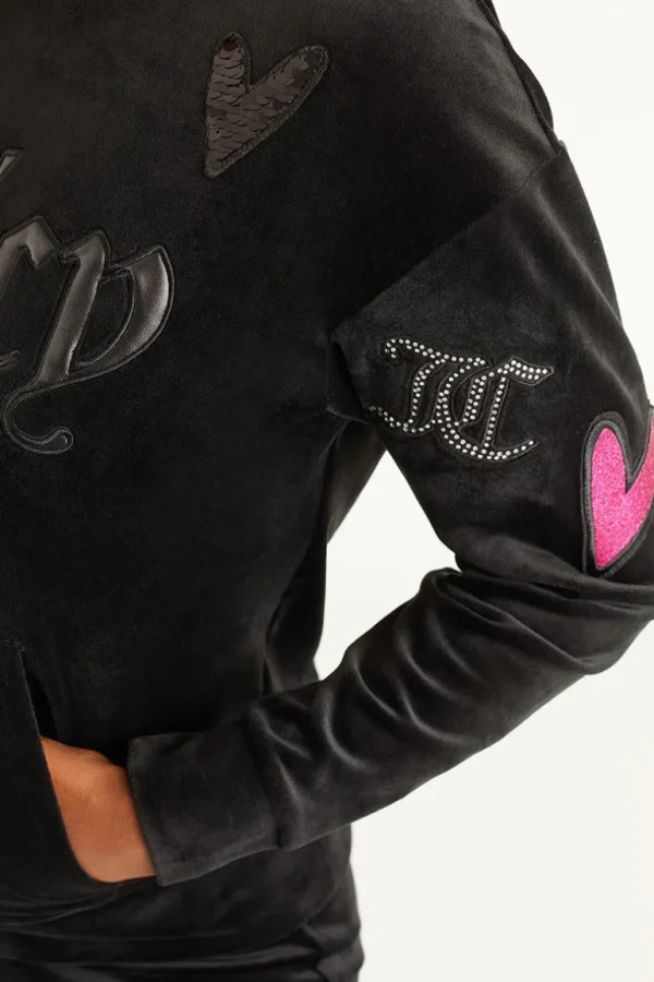 Juicy Couture Oversized Patch Hettegenser>Kvinner Hettegensere Og Jakker