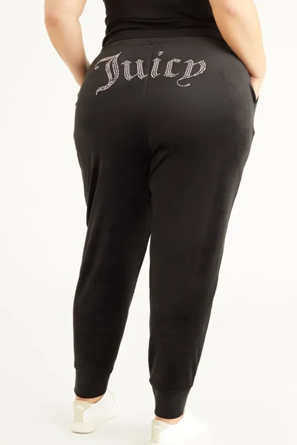 Juicy Couture Plus-Size Big Bling Velour Jogger>Kvinner Joggere