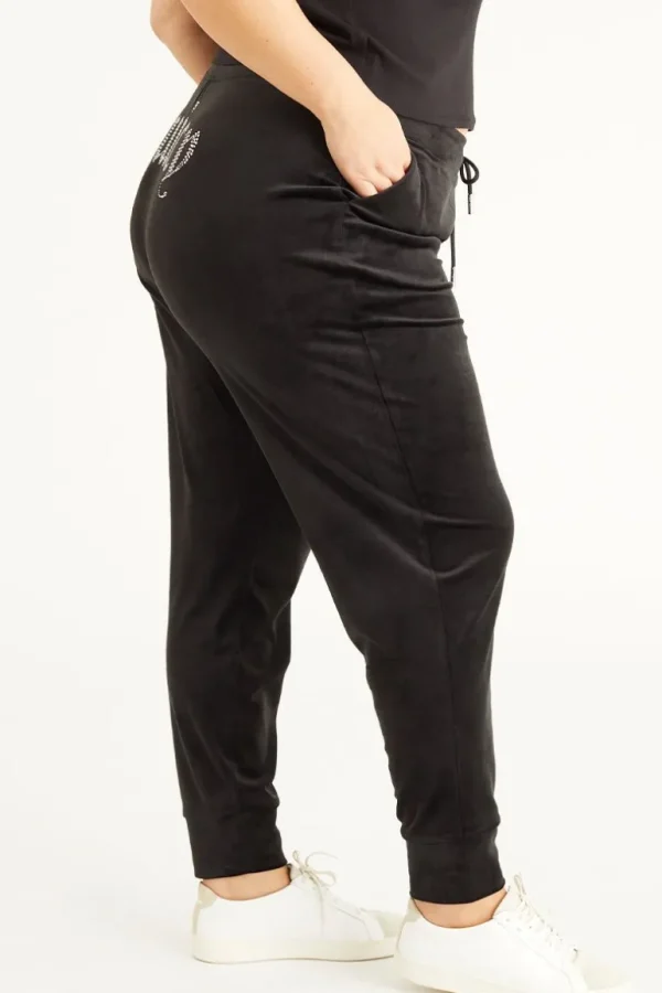 Juicy Couture Plus-Size Big Bling Velour Jogger>Kvinner Joggere