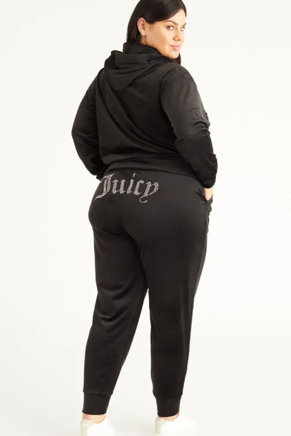 Juicy Couture Plus-Size Big Bling Velour Jogger>Kvinner Plus-Size