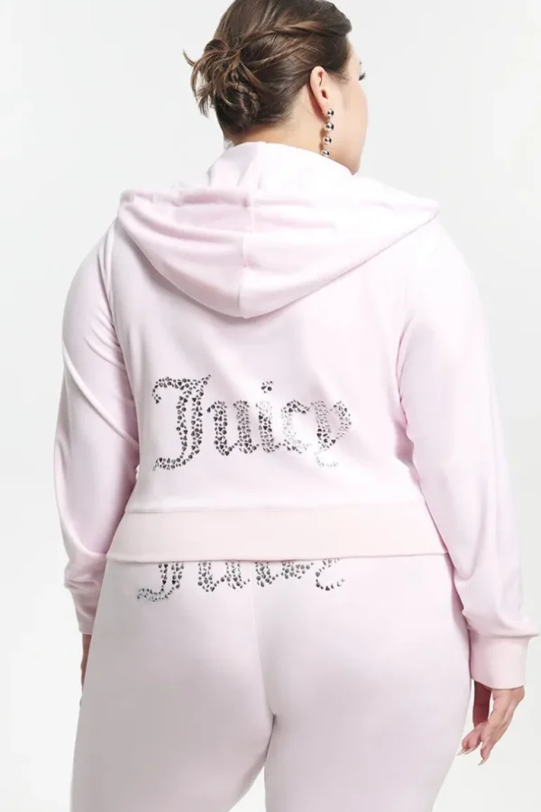 Juicy Couture Plus-Size Mixed Jewels Velour-Hettegenser>Kvinner Hettegensere Og Jakker