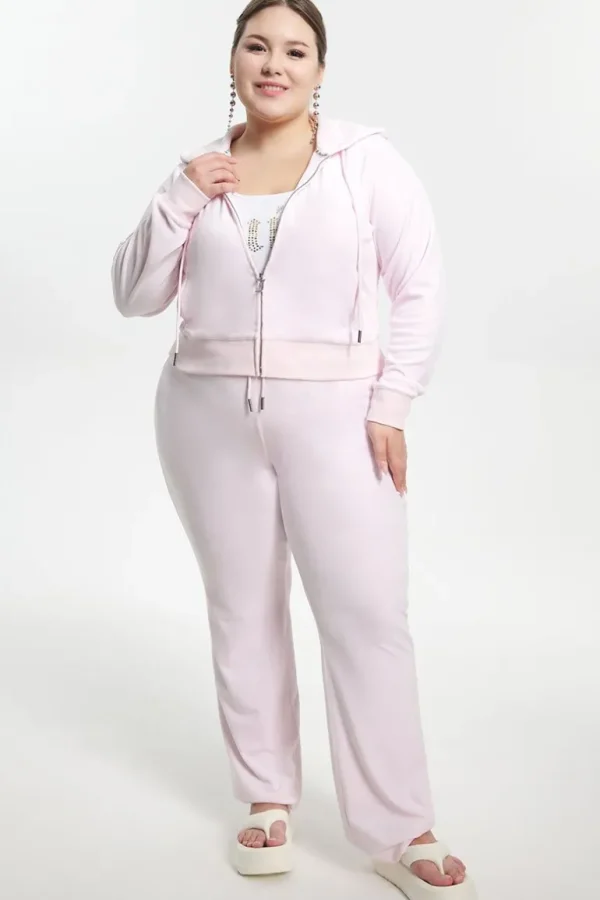 Juicy Couture Plus-Size Mixed Jewels Velour-Hettegenser>Kvinner Hettegensere Og Jakker