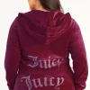 Juicy Couture Plus-Size Og Big Bling Velour Hettegenser>Kvinner Hettegensere Og Jakker