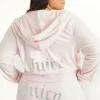 Juicy Couture Plus-Size Og Big Bling Velour Hettegenser>Kvinner Plus-Size