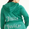 Juicy Couture Plus-Size Og Big Bling Velour Hettegenser>Kvinner Plus-Size