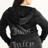 Juicy Couture Plus-Size Og Big Bling Velour Hettegenser>Kvinner Hettegensere Og Jakker