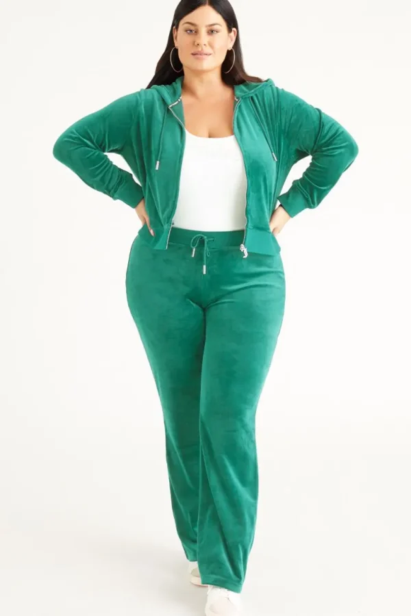 Juicy Couture Plus-Size Og Big Bling Velour Hettegenser>Kvinner Hettegensere Og Jakker