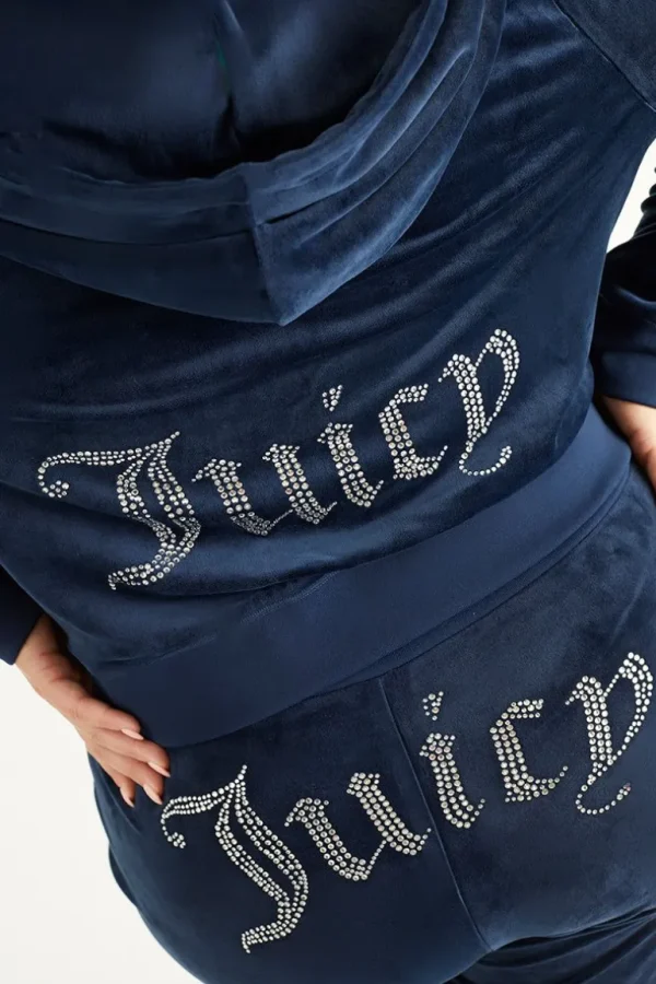 Juicy Couture Plus-Size Og Big Bling Velour Hettegenser>Kvinner Hettegensere Og Jakker