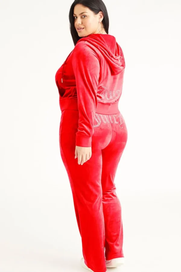 Juicy Couture Plus-Size Og Big Bling Velour Treningsbukser>Kvinner Joggebukser