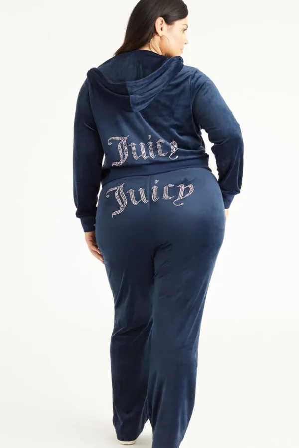 Juicy Couture Plus-Size Og Big Bling Velour Treningsbukser>Kvinner Joggebukser