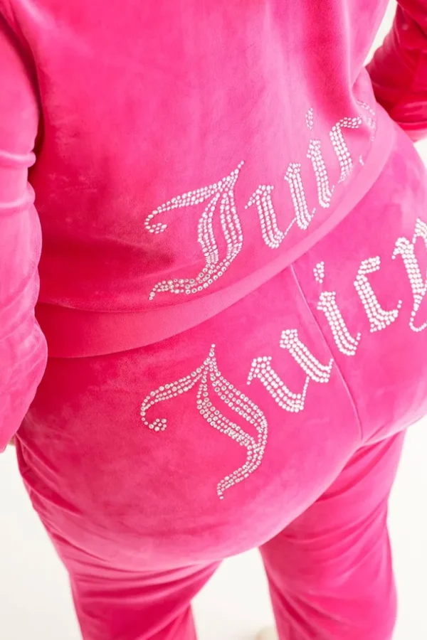 Juicy Couture Plus-Size Og Big Bling Velour Treningsbukser>Kvinner Joggebukser