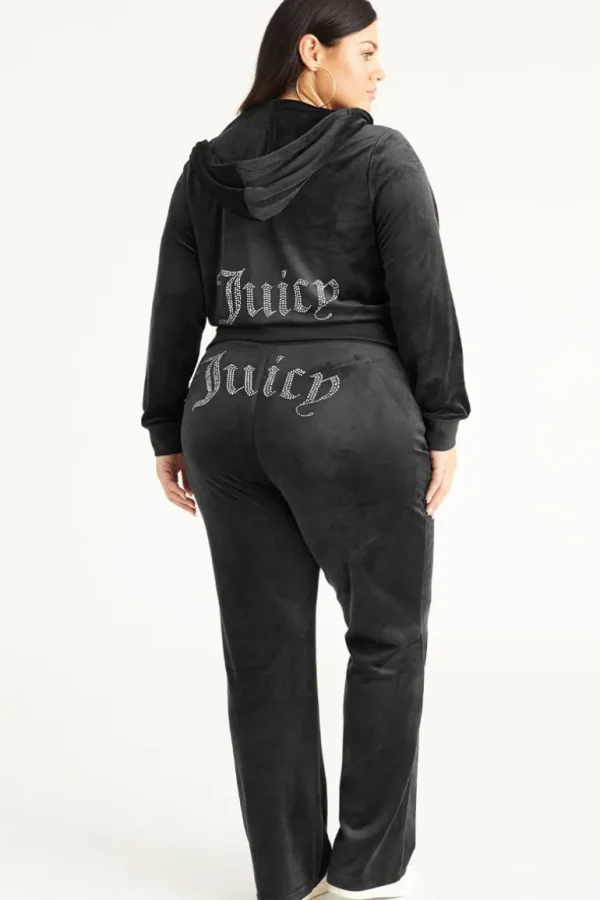 Juicy Couture Plus-Size Og Big Bling Velour Treningsbukser>Kvinner Joggebukser