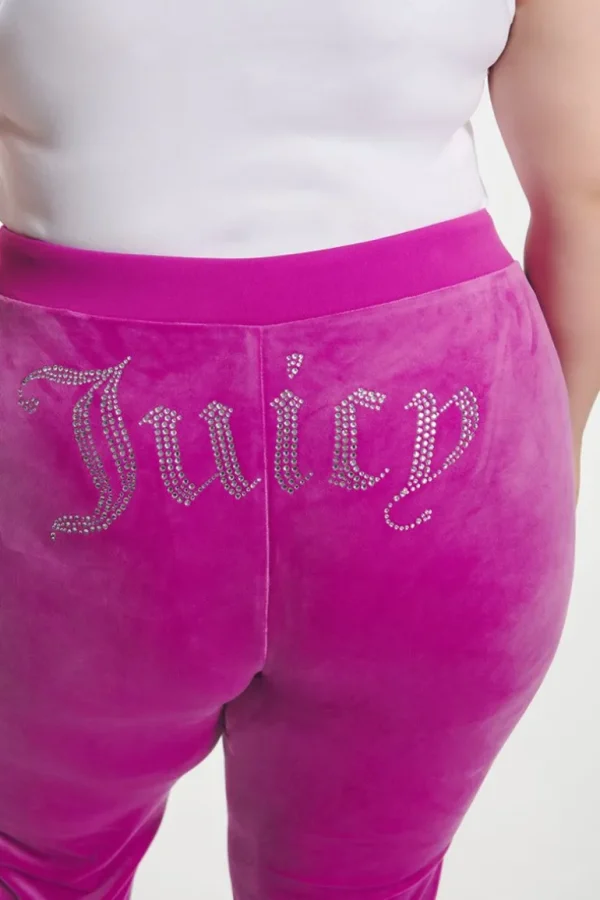 Juicy Couture Plus-Size Og Big Bling Velour Treningsbukser>Kvinner Joggebukser