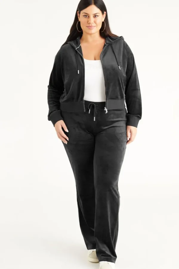 Juicy Couture Plus-Size Og Big Bling Velour Hettegenser>Kvinner Hettegensere Og Jakker