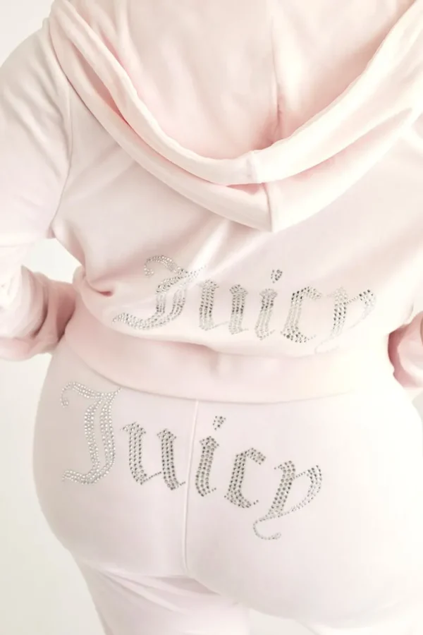 Juicy Couture Plus-Size Og Big Bling Velour Treningsbukser>Kvinner Joggebukser