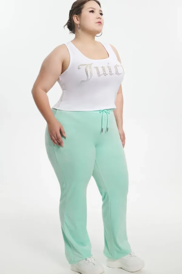 Juicy Couture Plus-Size Og Big Bling Velour Treningsbukser>Kvinner Joggebukser