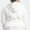 Juicy Couture Plus-Size Ombre Big Bling Velour Hettegenser>Kvinner Hettegensere Og Jakker