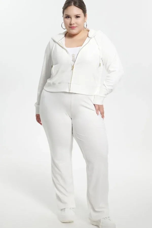 Juicy Couture Plus-Size Ombre Big Bling Velour Hettegenser>Kvinner Hettegensere Og Jakker