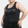 Juicy Couture Plus-Size Ombre Bling Tank Top>Kvinner T-Skjørter Og Topper