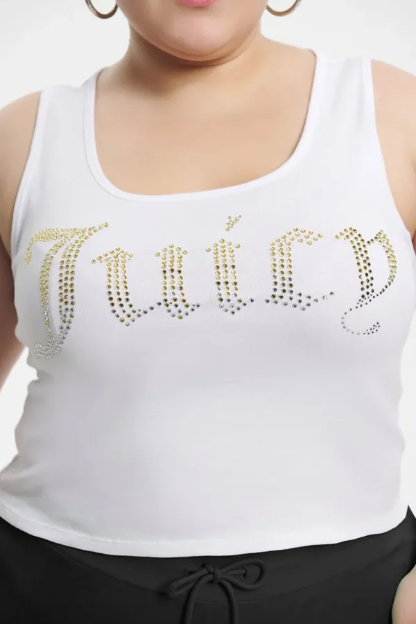 Juicy Couture Plus-Size Ombre Bling Tank Top>Kvinner T-Skjørter Og Topper