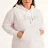 Juicy Couture Plus-Size Oversized Bling Big Velour Hettegenser>Kvinner Hettegensere Og Jakker