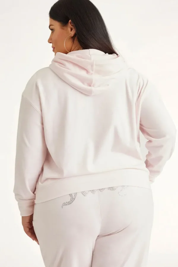 Juicy Couture Plus-Size Oversized Bling Big Velour Hettegenser>Kvinner Hettegensere Og Jakker