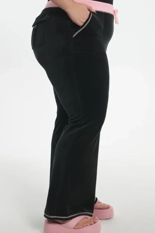 Juicy Couture Plus-Size Sweetheart Bomull Velour Treningsbukser>Kvinner Joggebukser