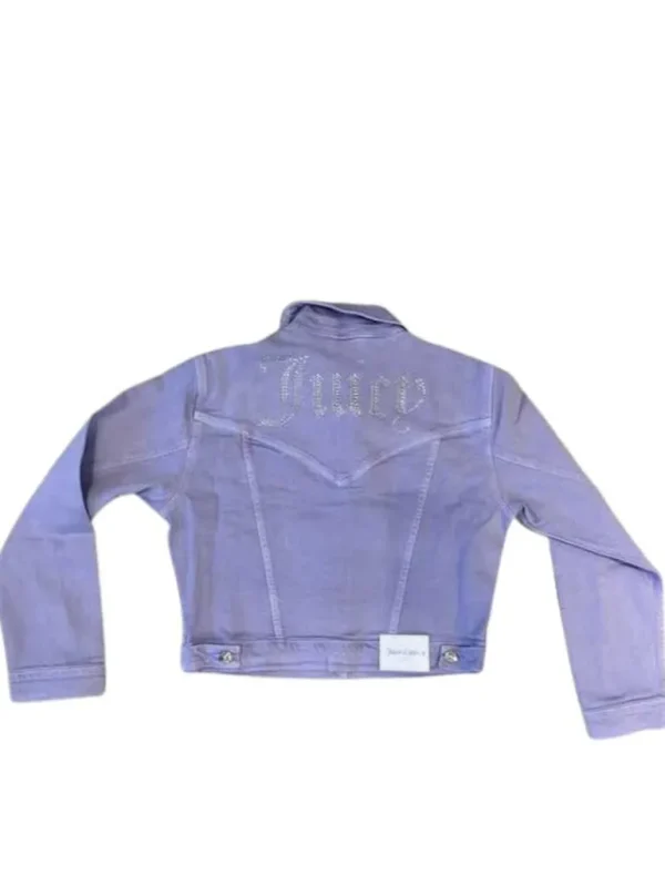 Juicy Couture Raquel Crystal Closure Denimjakke—Rejuiced>Kvinner Hettegensere Og Jakker