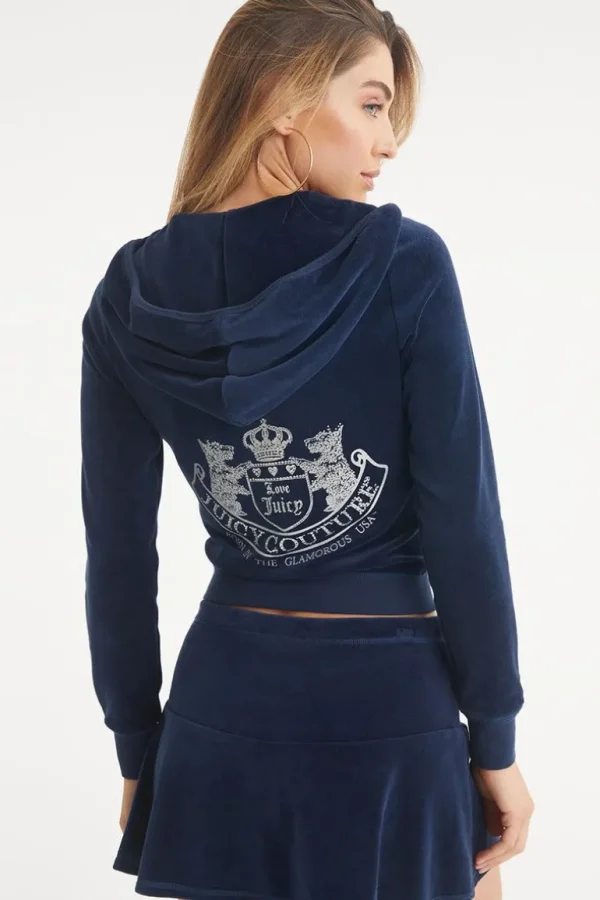 Juicy Couture Scottie Cotton Velour Hettegenser>Kvinner Hettegensere Og Jakker