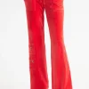 Juicy Couture Snap Pocket Velour Cargo Pants>Kvinner Joggebukser