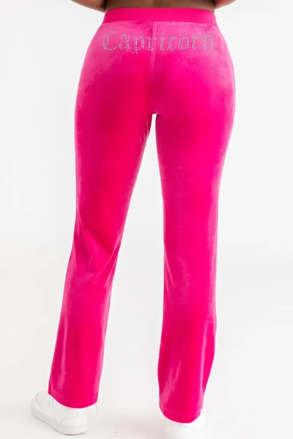 Juicy Couture Steinbukken Big Bling Velour Treningsbukser>Kvinner Joggebukser