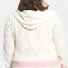 Juicy Couture Sweetheart Hettegenser I Plussstorrelse I Velour I Bomull>Kvinner Plus-Size