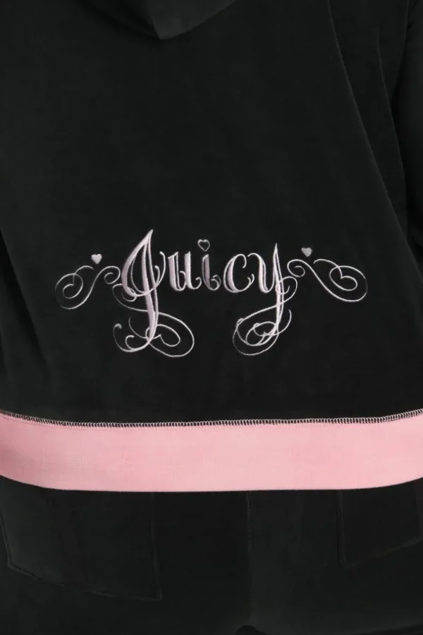 Juicy Couture Sweetheart Hettegenser I Plussstorrelse I Velour I Bomull>Kvinner Hettegensere Og Jakker