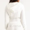 Juicy Couture Taurus Big Bling Hettegenser I Velour>Kvinner Hettegensere Og Jakker