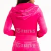 Juicy Couture Taurus Big Bling Hettegenser I Velour>Kvinner Hettegensere Og Jakker