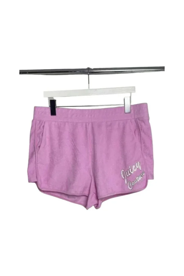 Juicy Couture Terry Logo Retro Shorts—Rejuiced>Kvinner Shorts