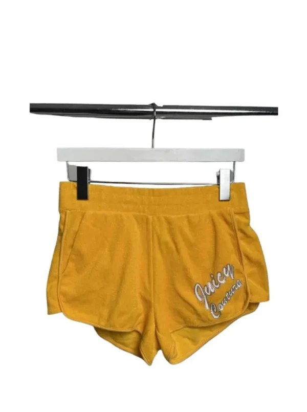 Juicy Couture Terry Logo Retro Shorts—Rejuiced>Kvinner Shorts