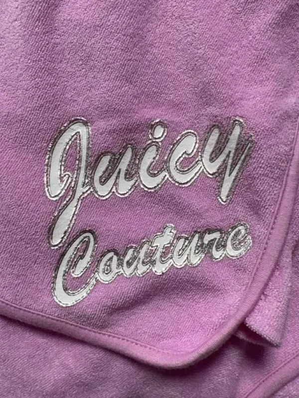 Juicy Couture Terry Logo Retro Shorts—Rejuiced>Kvinner Shorts