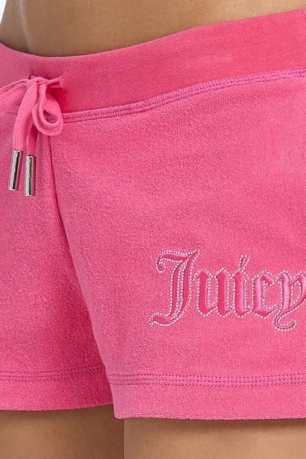 Juicy Couture Tonal Towel Terry Shorts>Kvinner Shorts