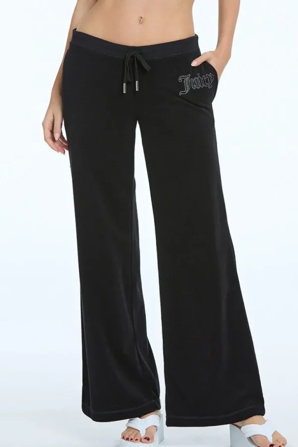 Juicy Couture Tonal Towel Terry Track Pants>Kvinner Joggebukser