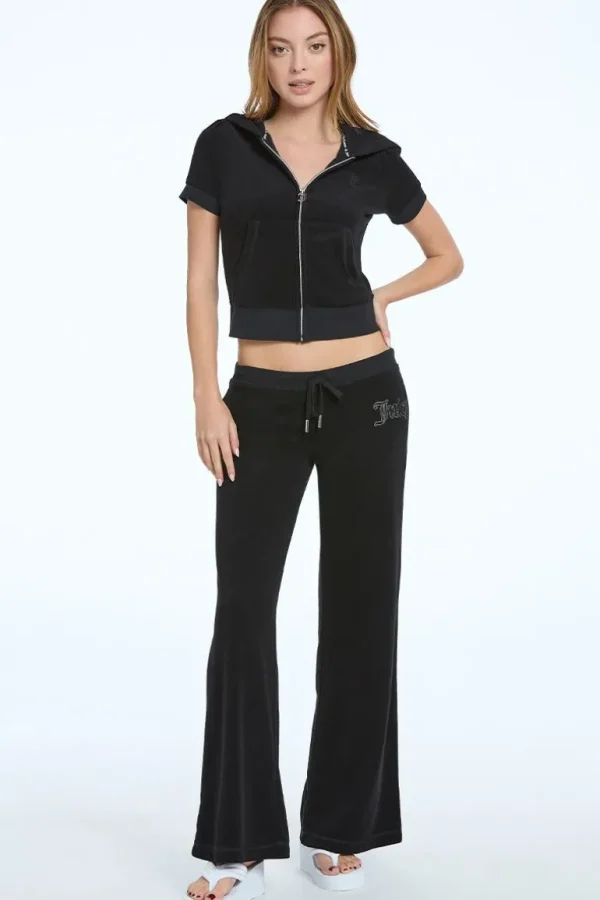 Juicy Couture Tonal Towel Terry Track Pants>Kvinner Joggebukser