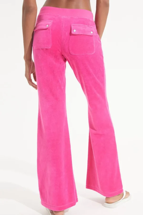 Juicy Couture Treningsbukser I Bomullsvelour Med Snappocket Med Sidebling>Kvinner Joggebukser