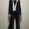 Juicy Couture Tretorn Knapp Foran Ponte Blazer>Kvinner Hettegensere Og Jakker