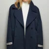 Juicy Couture Tretorn Scuba Peacoat>Kvinner Hettegensere Og Jakker