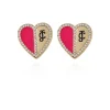 Juicy Couture Twotone Heart Stud Øredobber> Øredobber