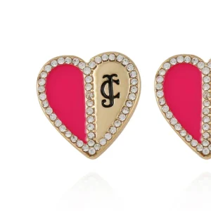 Juicy Couture Twotone Heart Stud Øredobber> Øredobber