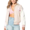 Juicy Couture Varsity-Jakke Med Konvertibel Krage>Kvinner Hettegensere Og Jakker