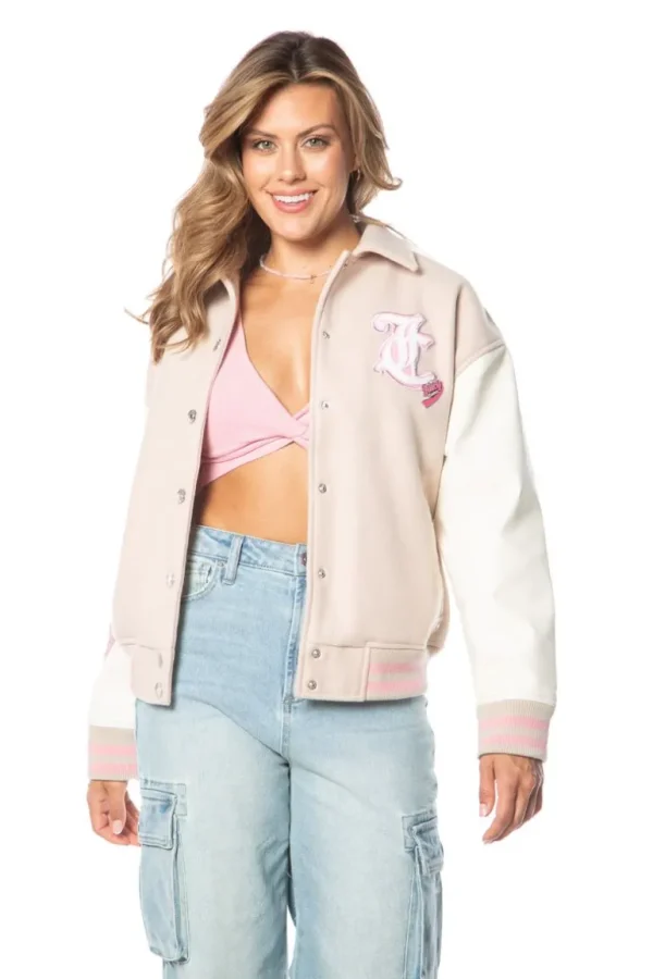 Juicy Couture Varsity-Jakke Med Konvertibel Krage>Kvinner Hettegensere Og Jakker