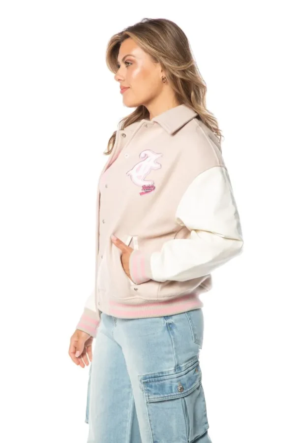 Juicy Couture Varsity-Jakke Med Konvertibel Krage>Kvinner Hettegensere Og Jakker